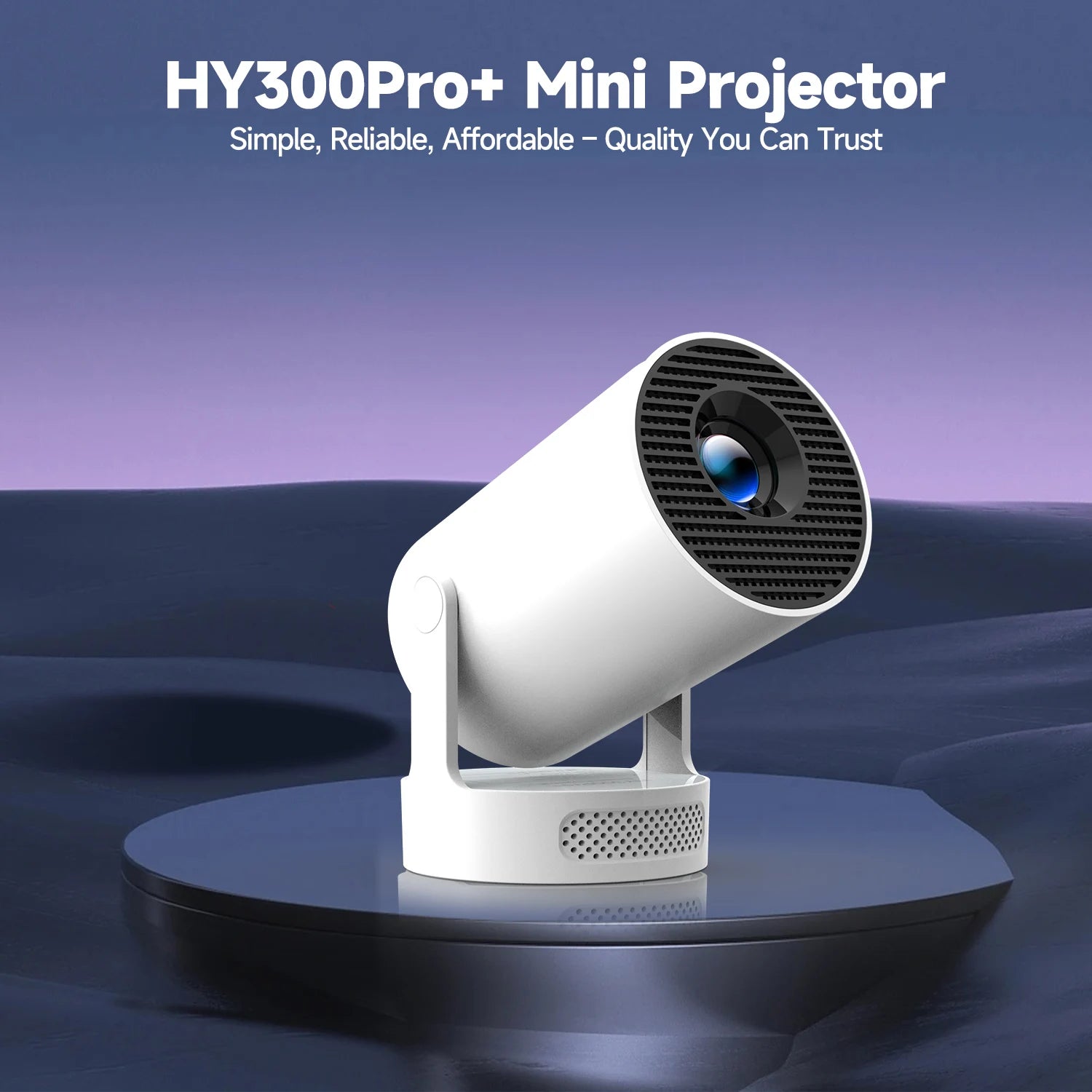 Fantic Projector Built in 5W Speaker 1280*720P Android 14 8000 Lumens Wifi6 BT5.4 Outdoor Portable Projector