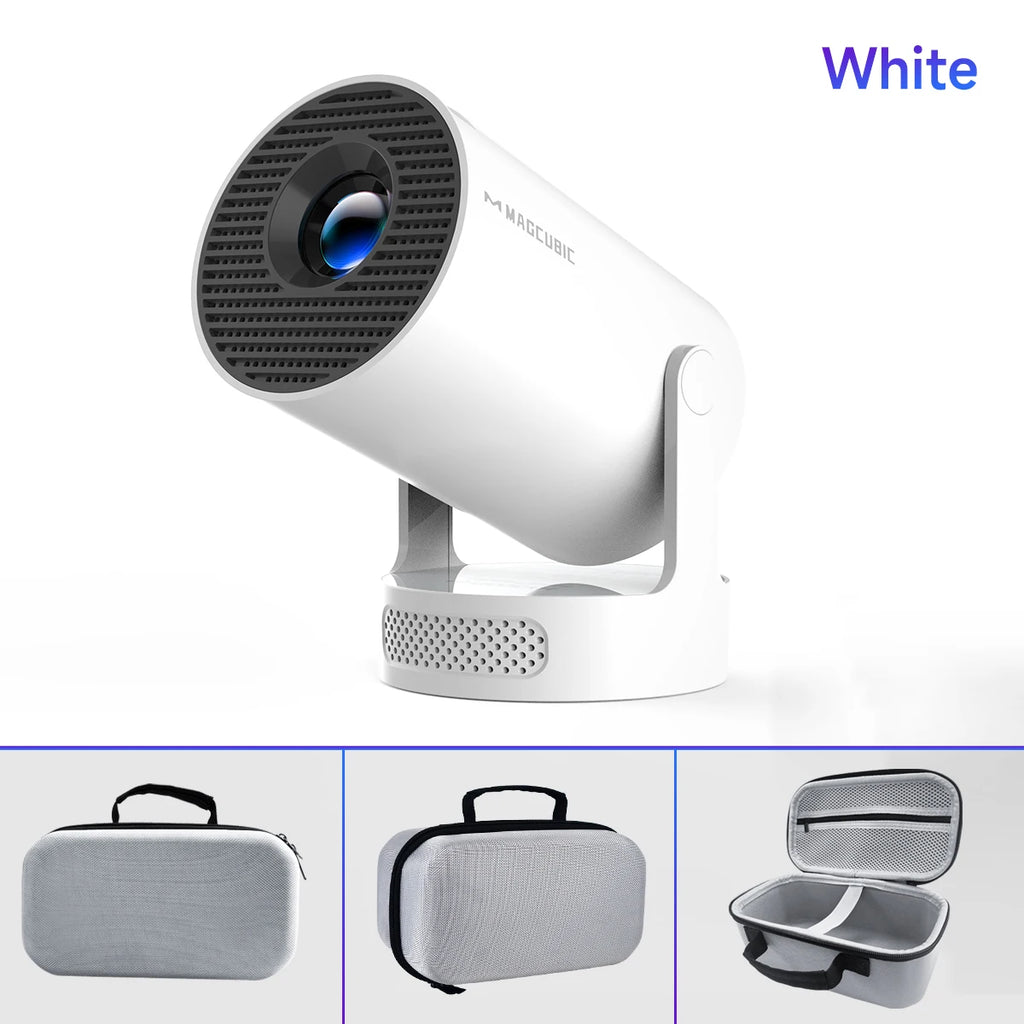 Fantic Projector Built in 5W Speaker 1280*720P Android 14 8000 Lumens Wifi6 BT5.4 Outdoor Portable Projector
