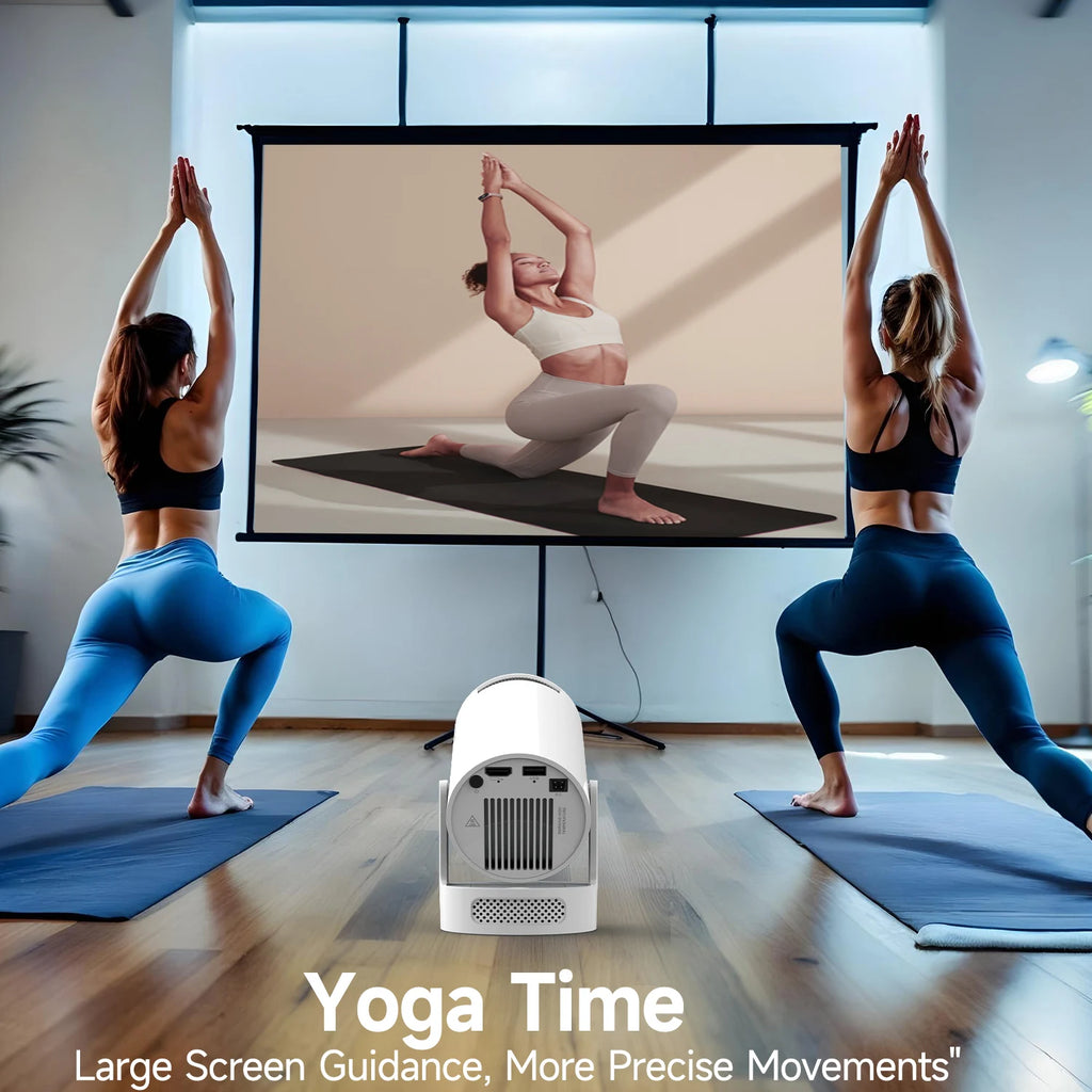 Fantic Projector Built in 5W Speaker 1280*720P Android 14 8000 Lumens Wifi6 BT5.4 Outdoor Portable Projector